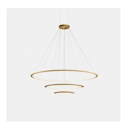LedsC4 - Luminaria superficie Circular Inward Light 2700K 0-10V 140.8W negro 1980xLED