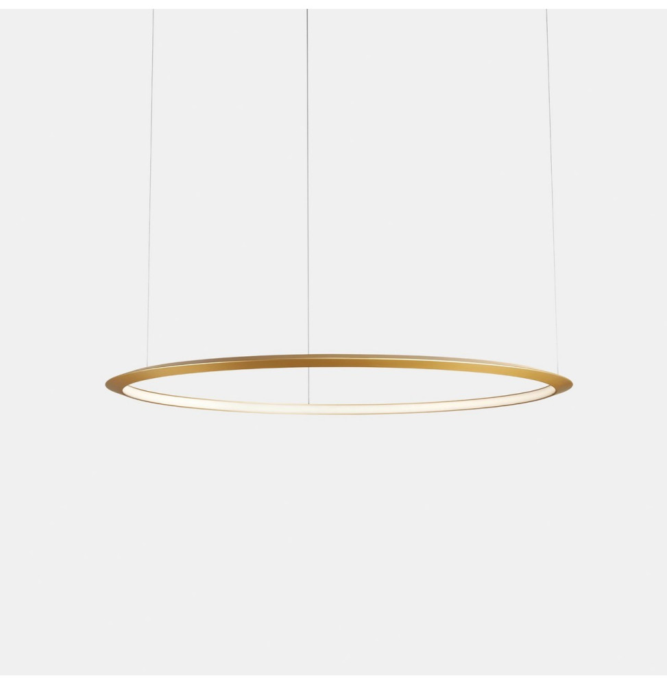 LedsC4 - Luminaria superficie Circular Inward Light 4000K 0-10V 45.6W dorado 648xLED