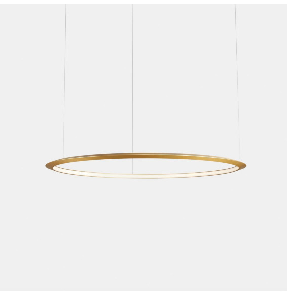 LedsC4 - Luminaria superficie Circular Inward Light 4000K 0-10V 45.6W dorado 648xLED
