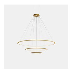 LedsC4 - Luminaria superficie Circular Inward Light 4000K 0-10V 140.8W blanco 1980xLED