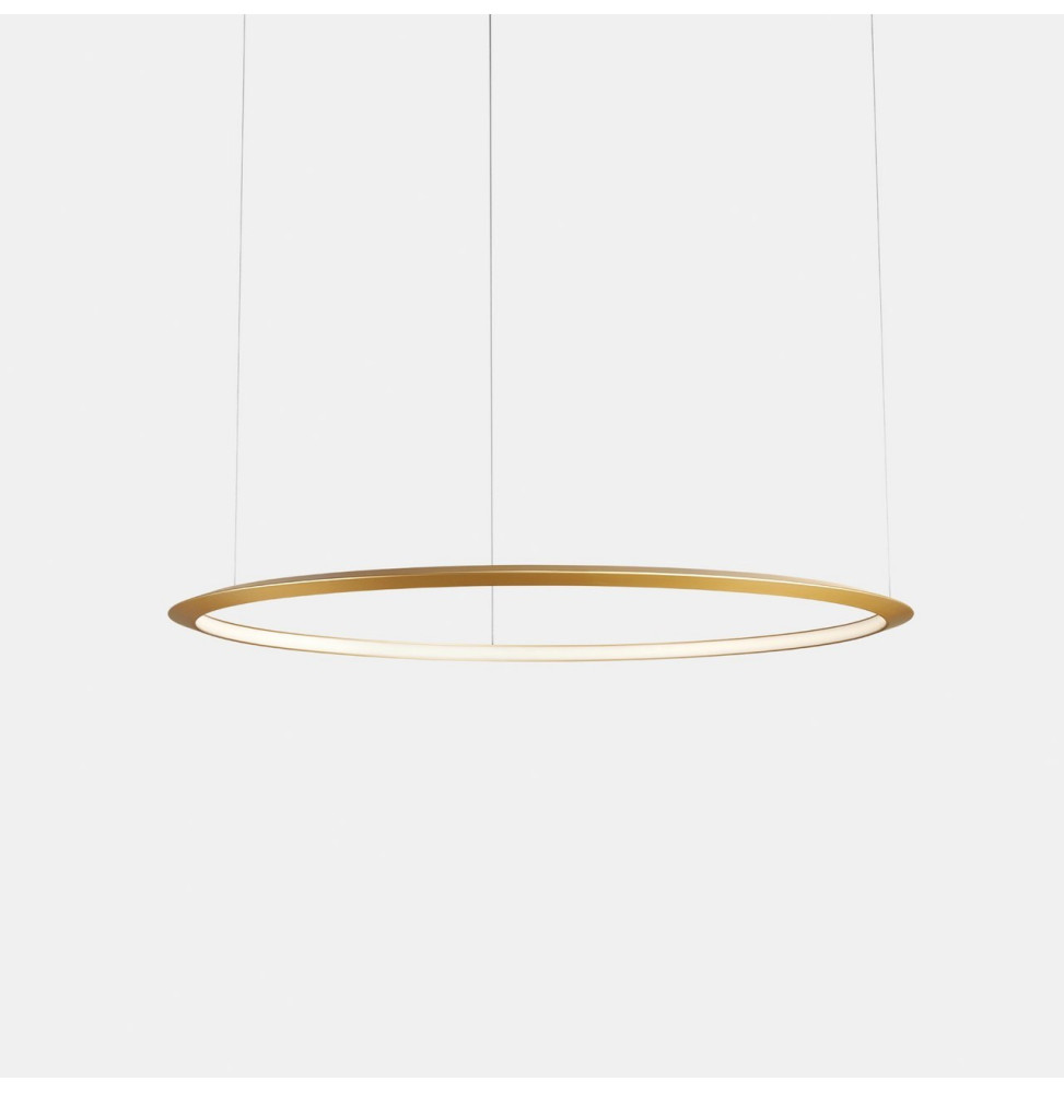 LedsC4 - Luminaria superficie Circular Inward Light 4000K DALI 45.6W dorado 648xLED