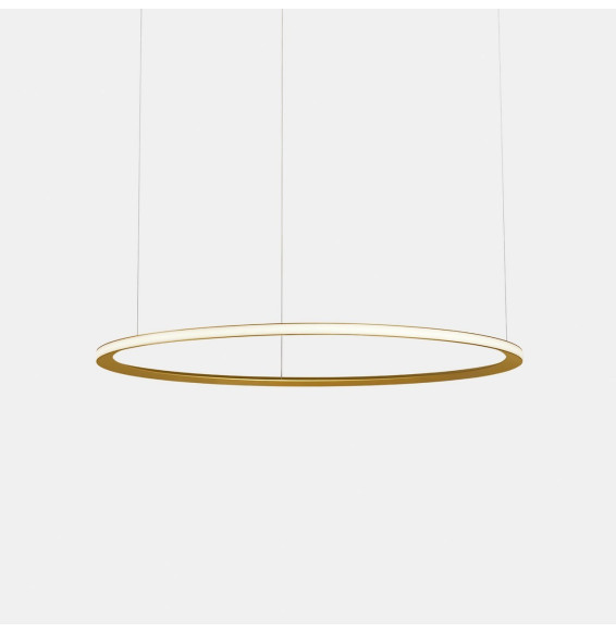 LedsC4 - Luminaria superficie Circular Outward Light 2700K 0-10V 77.3W dorado 1080xLED
