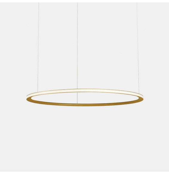 LedsC4 - Luminaria superficie Circular Outward Light 3000K 0-10V 109.1W dorado 1548xLED