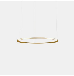 LedsC4 - Luminaria empotrable Circular Outward Light 4000K DALI 31.7W dorado 432xLED