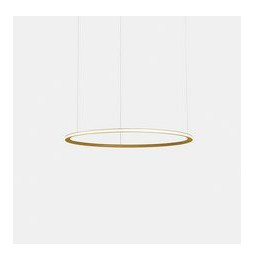 LedsC4 - Luminaria empotrable Circular Outward Light 2700K DALI 31.7W dorado 432xLED