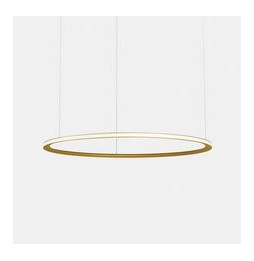 LedsC4 - Luminaria empotrable Circular Outward Light 3000K On / Off 110W dorado 1512xLED