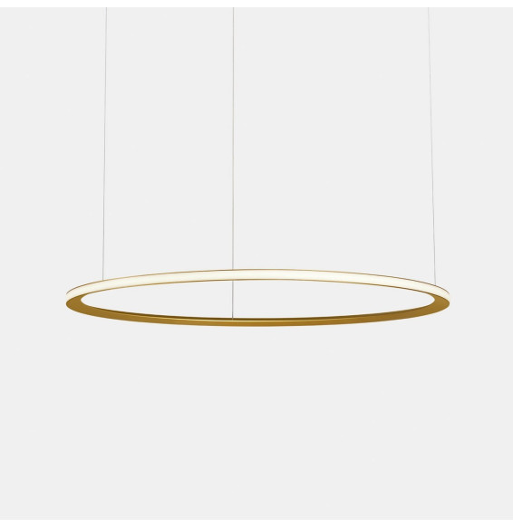 LedsC4 - Luminaria empotrable Circular Outward Light 4000K DALI 177W dorado 744xLED