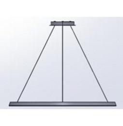 LedsC4 - Luminaria empotrable Circular Outward Light 4000K DALI 45.6W negro 648xLED