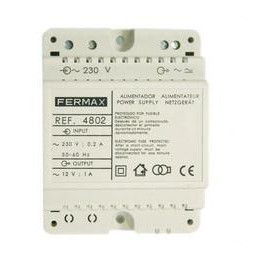 FERMAX - Alimentador DIN 4 12V AC/1A