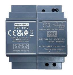 FERMAX - Alimentador kit WAY DIN4 24VDC-1,5A