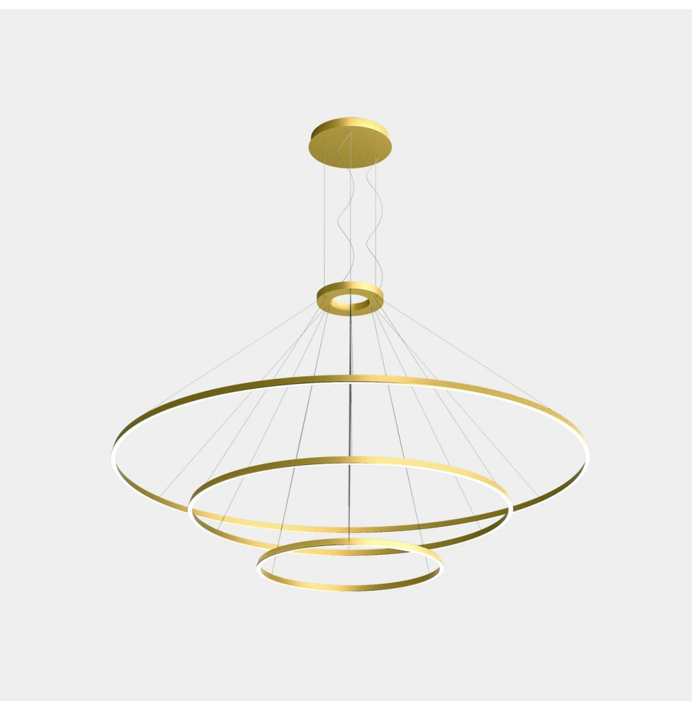 LedsC4 - Luminaria superficie Circular Downward Light 2700K On / Off 366.7W dorado 4698xLED LedsC4 - Luminaria superficie Circular Downward Light 2700K On / Off 366.7W dorado 4698xLED