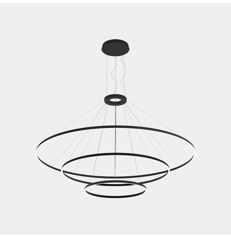 LedsC4 - Luminaria superficie Circular Downward Light 2700K On / Off 366.7W negro 4698xLED LedsC4 - Luminaria superficie Circular Downward Light 2700K On / Off 366.7W negro 4698xLED