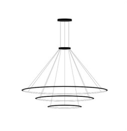 LedsC4 - Luminaria superficie Circular Downward Light 3000K On / Off 223.5W negro 2790xLED