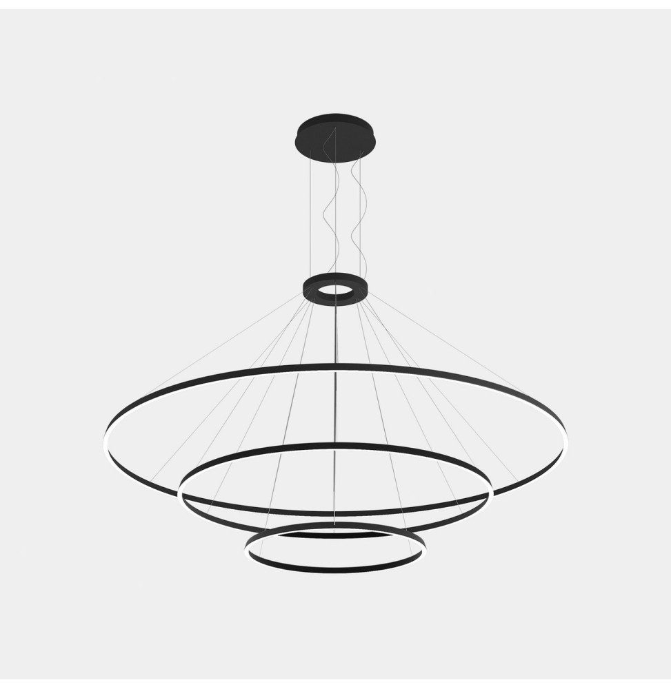 LedsC4 - Luminaria superficie Circular Downward Light 3000K 0-10V 326.4W negro 4698xLED LedsC4 - Luminaria superficie Circular Downward Light 3000K 0-10V 326.4W negro 4698xLED