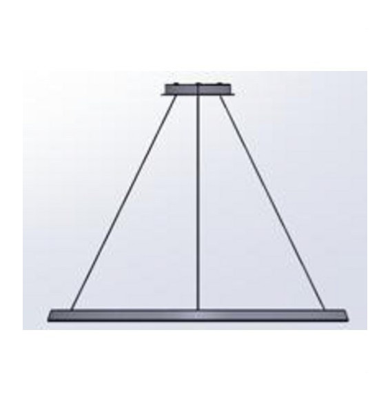 LedsC4 - Luminaria superficie Circular Downward Light 4000K 0-10V 45.6W blanco 648xLED