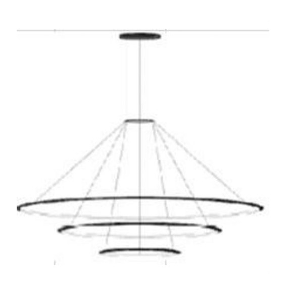 LedsC4 - Luminaria superficie Circular Downward Light 2700K 0-10V 140.8W blanco 1980xLED