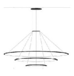LedsC4 - Luminaria superficie Circular Downward Light 2700K 0-10V 140.8W blanco 1980xLED