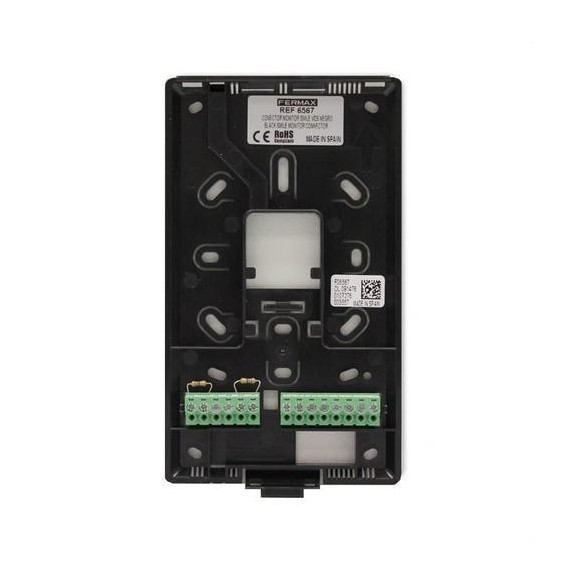 FERMAX - Conector monitor SMILE VDS, negro
