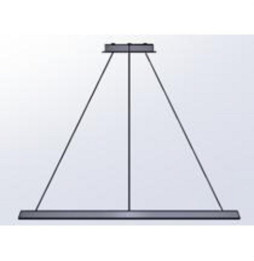 LedsC4 - Luminaria superficie Circular Downward Light 3000K 0-10V 45.6W negro 648xLED