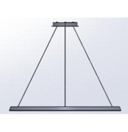 LedsC4 - Luminaria superficie Circular Downward Light 3000K On / Off 45.6W negro 648xLED