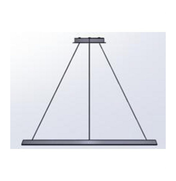 LedsC4 - Luminaria superficie Circular Downward Light 3000K On / Off 45.6W negro 648xLED