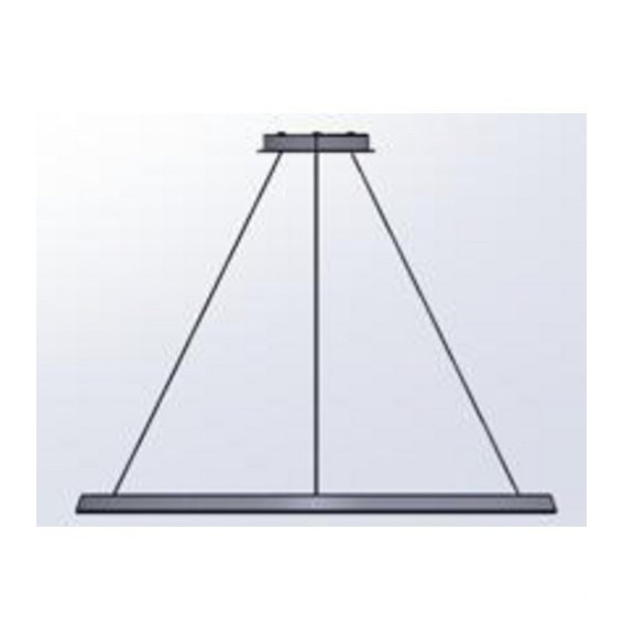 LedsC4 - Luminaria superficie Circular Downward Light 2700K DALI 45.6W blanco 648xLED