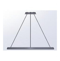 LedsC4 - Luminaria superficie Circular Downward Light 4000K 0-10V 45.6W negro 648xLED