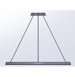LedsC4 - Luminaria superficie Circular Downward Light 4000K On / Off 45.6W negro 648xLED