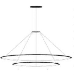LedsC4 - Luminaria superficie Circular Downward Light 2700K DALI 109.1W blanco 1548xLED
