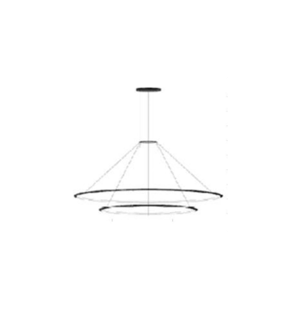 LedsC4 - Luminaria superficie Circular Downward Light 2700K 0-10V 109.1W negro 1548xLED LedsC4 - Luminaria superficie Circular Downward Light 2700K 0-10V 109.1W negro 1548xLED