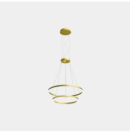 LedsC4 - Luminaria superficie Circular Downward Light 3000K DALI 77.3W dorado 1080xLED