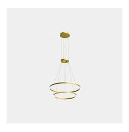 LedsC4 - Luminaria superficie Circular Downward Light 3000K DALI 77.3W dorado 1080xLED