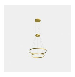 LedsC4 - Luminaria superficie Circular Downward Light 4000K On / Off 77.3W dorado 1080xLED