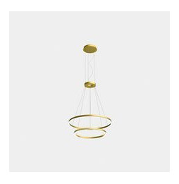LedsC4 - Luminaria superficie Circular Downward Light 2700K On / Off 77.3W dorado 1080xLED