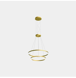 LedsC4 - Luminaria superficie Circular Downward Light 2700K DALI 77.3W dorado 1080xLED