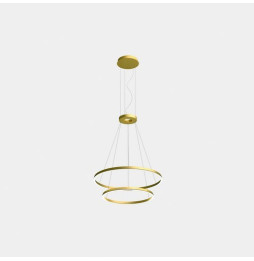 LedsC4 - Luminaria superficie Circular Downward Light 2700K DALI 77.3W dorado 1080xLED