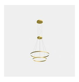 LedsC4 - Luminaria superficie Circular Downward Light 2700K DALI 77.3W dorado 1080xLED
