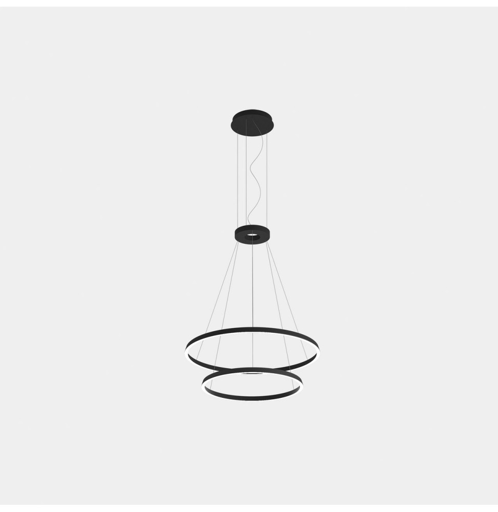 LedsC4 - Luminaria superficie Circular Downward Light 3000K 0-10V 77.3W negro 1080xLED LedsC4 - Luminaria superficie Circular Downward Light 3000K 0-10V 77.3W negro 1080xLED
