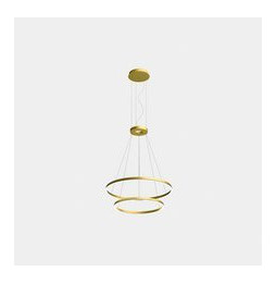 LedsC4 - Luminaria superficie Circular Downward Light 4000K DALI 77.3W dorado 1080xLED