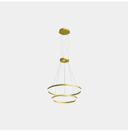 LedsC4 - Luminaria superficie Circular Downward Light 3000K On / Off 77.3W dorado 1080xLED