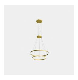 LedsC4 - Luminaria superficie Circular Downward Light 3000K On / Off 77.3W dorado 1080xLED