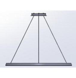 LedsC4 - Luminaria empotrable Circular Downward Light 4000K DALI 45.6W negro 648xLED