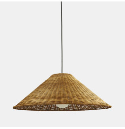 LedsC4 - Luminaria colgante Caribe E27 40W marrón