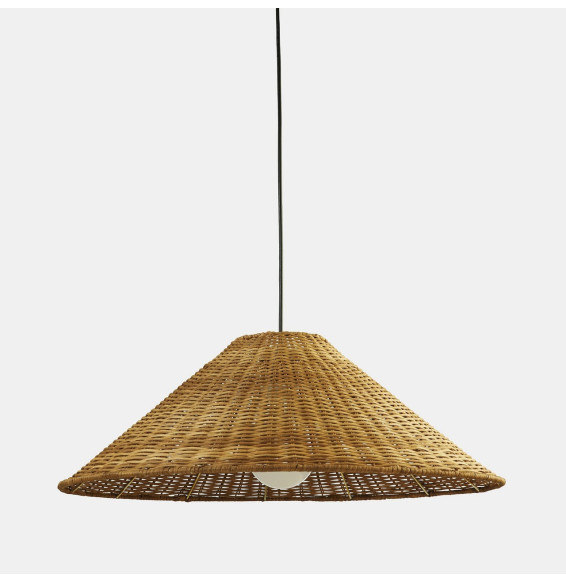 LedsC4 - Luminaria colgante Caribe E27 40W marrón