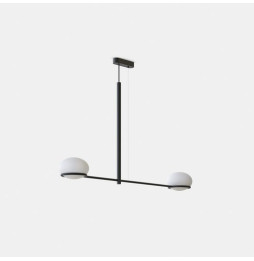 LedsC4 - Luminaria colgante Coco Double 6 x E14 7W negro