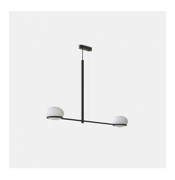 LedsC4 - Luminaria colgante Coco Double 6 x E14 7W negro