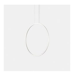 LedsC4 - Luminaria colgante circular vertical SIDE 1200mm superficie LED 63,5W 2421lm 2700K 0-10V blanco