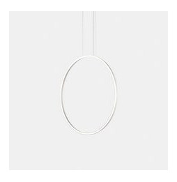 LedsC4 - Luminaria colgante circular vertical SIDE 600mm superficie LED 31,7W 1615lm 4000K 0-10V blanco