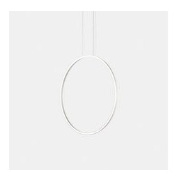 LedsC4 - Luminaria colgante circular vertical SIDE 600mm superficie LED 31,7W 1413lm 3000K 0-10V blanco