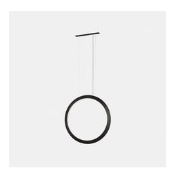 LedsC4 - Luminaria colgante circular vertical SIDE 600mm superficie LED 31,7W 1209lm 2700K DALI oro